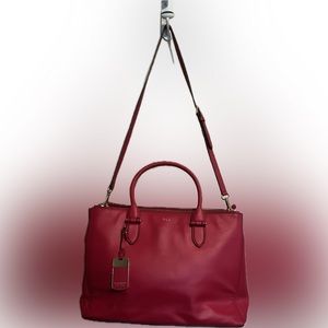 Lauren Ralph Lauren Red Purse.  Excellent condition.